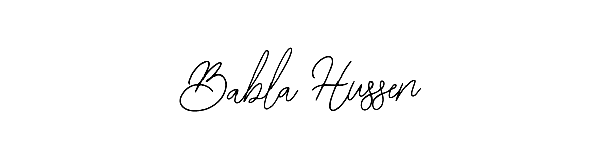 Make a beautiful signature design for name Babla Hussen. With this signature (Bearetta-2O07w) style, you can create a handwritten signature for free. Babla Hussen signature style 12 images and pictures png