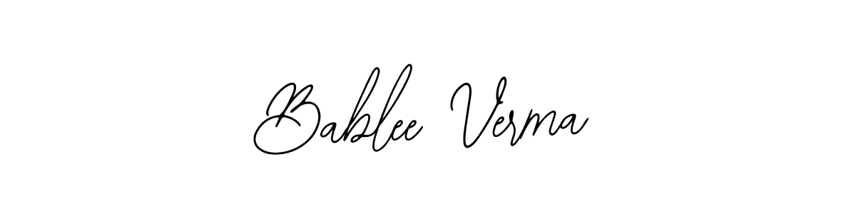 Bablee Verma stylish signature style. Best Handwritten Sign (Bearetta-2O07w) for my name. Handwritten Signature Collection Ideas for my name Bablee Verma. Bablee Verma signature style 12 images and pictures png