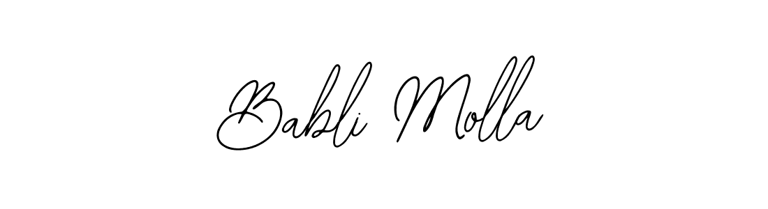 Bearetta-2O07w is a professional signature style that is perfect for those who want to add a touch of class to their signature. It is also a great choice for those who want to make their signature more unique. Get Babli Molla name to fancy signature for free. Babli Molla signature style 12 images and pictures png