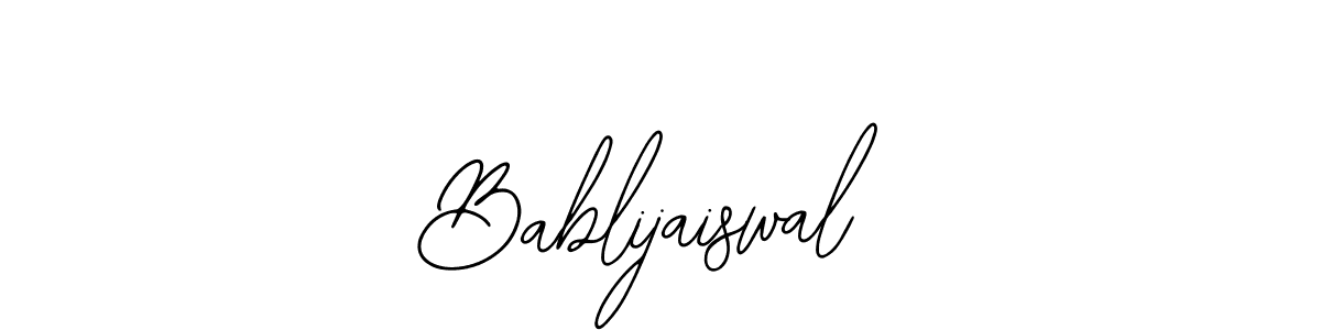 Make a short Bablijaiswal signature style. Manage your documents anywhere anytime using Bearetta-2O07w. Create and add eSignatures, submit forms, share and send files easily. Bablijaiswal signature style 12 images and pictures png