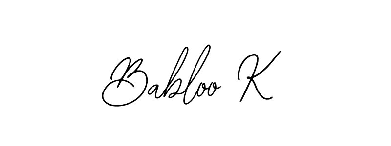 Here are the top 10 professional signature styles for the name Babloo K. These are the best autograph styles you can use for your name. Babloo K signature style 12 images and pictures png