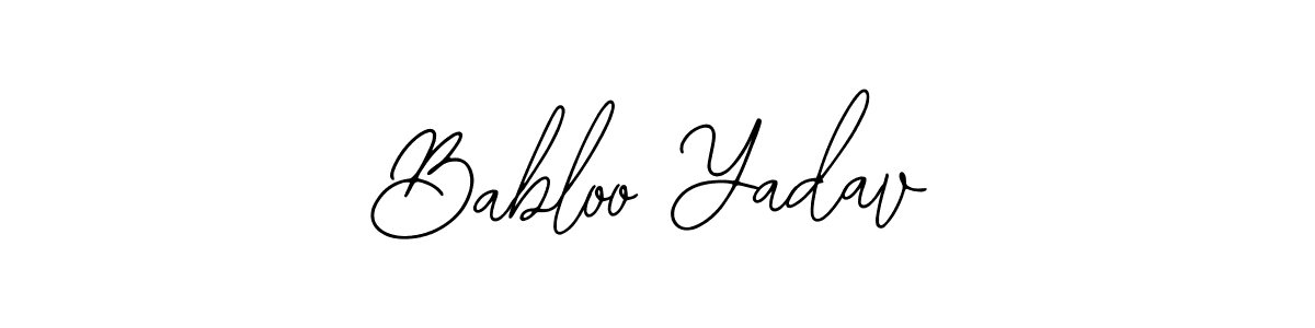 You should practise on your own different ways (Bearetta-2O07w) to write your name (Babloo Yadav) in signature. don't let someone else do it for you. Babloo Yadav signature style 12 images and pictures png