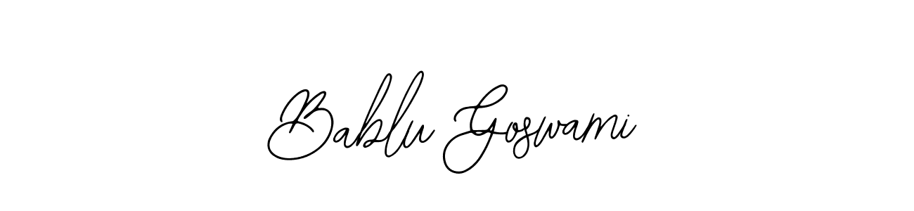 Make a beautiful signature design for name Bablu Goswami. Use this online signature maker to create a handwritten signature for free. Bablu Goswami signature style 12 images and pictures png