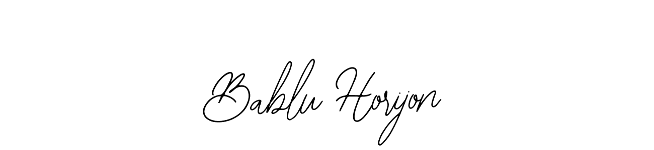 Create a beautiful signature design for name Bablu Horijon. With this signature (Bearetta-2O07w) fonts, you can make a handwritten signature for free. Bablu Horijon signature style 12 images and pictures png