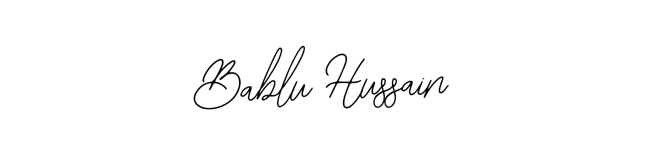Create a beautiful signature design for name Bablu Hussain. With this signature (Bearetta-2O07w) fonts, you can make a handwritten signature for free. Bablu Hussain signature style 12 images and pictures png
