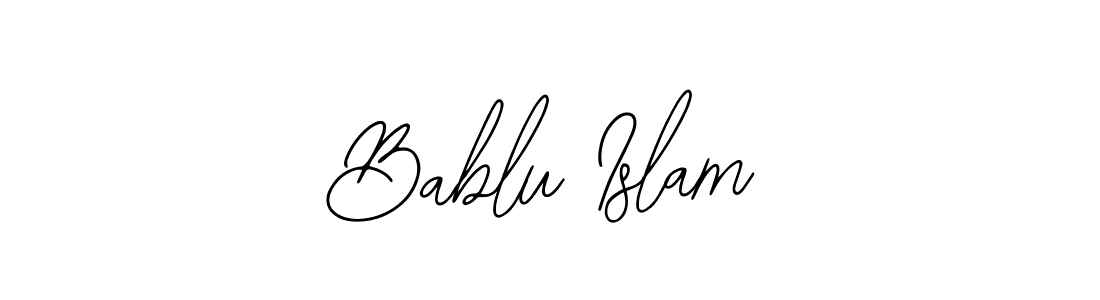 Create a beautiful signature design for name Bablu Islam. With this signature (Bearetta-2O07w) fonts, you can make a handwritten signature for free. Bablu Islam signature style 12 images and pictures png