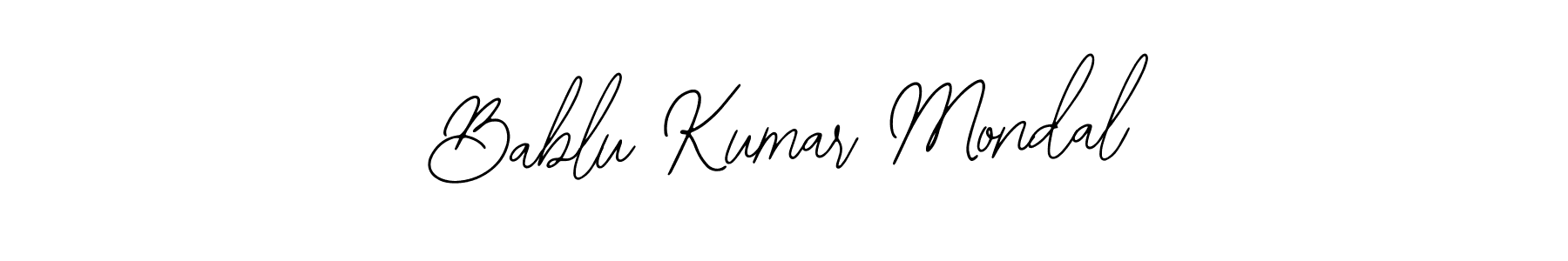 Also we have Bablu Kumar Mondal name is the best signature style. Create professional handwritten signature collection using Bearetta-2O07w autograph style. Bablu Kumar Mondal signature style 12 images and pictures png