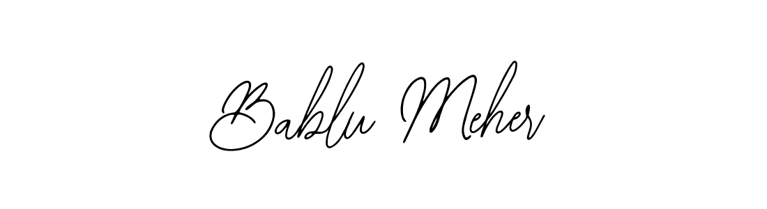 Once you've used our free online signature maker to create your best signature Bearetta-2O07w style, it's time to enjoy all of the benefits that Bablu Meher name signing documents. Bablu Meher signature style 12 images and pictures png