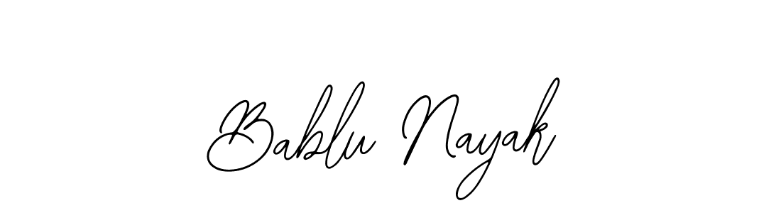 Make a beautiful signature design for name Bablu Nayak. With this signature (Bearetta-2O07w) style, you can create a handwritten signature for free. Bablu Nayak signature style 12 images and pictures png