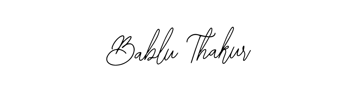 Use a signature maker to create a handwritten signature online. With this signature software, you can design (Bearetta-2O07w) your own signature for name Bablu Thakur. Bablu Thakur signature style 12 images and pictures png
