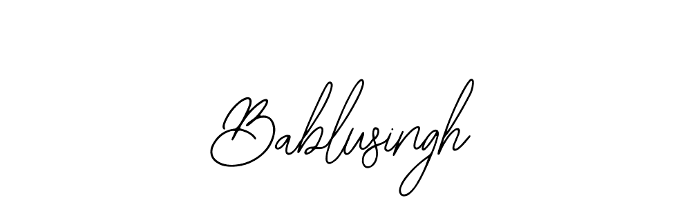 Also we have Bablusingh name is the best signature style. Create professional handwritten signature collection using Bearetta-2O07w autograph style. Bablusingh signature style 12 images and pictures png