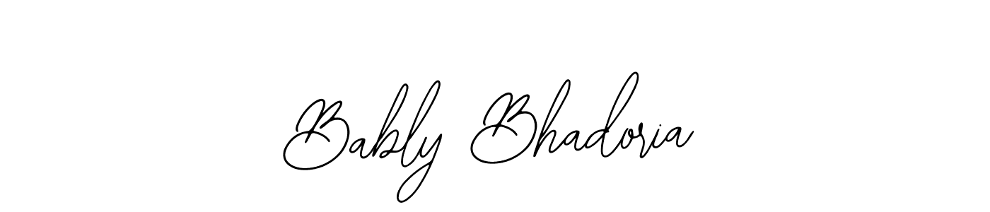 Create a beautiful signature design for name Bably Bhadoria. With this signature (Bearetta-2O07w) fonts, you can make a handwritten signature for free. Bably Bhadoria signature style 12 images and pictures png