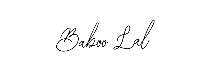 You should practise on your own different ways (Bearetta-2O07w) to write your name (Baboo Lal) in signature. don't let someone else do it for you. Baboo Lal signature style 12 images and pictures png