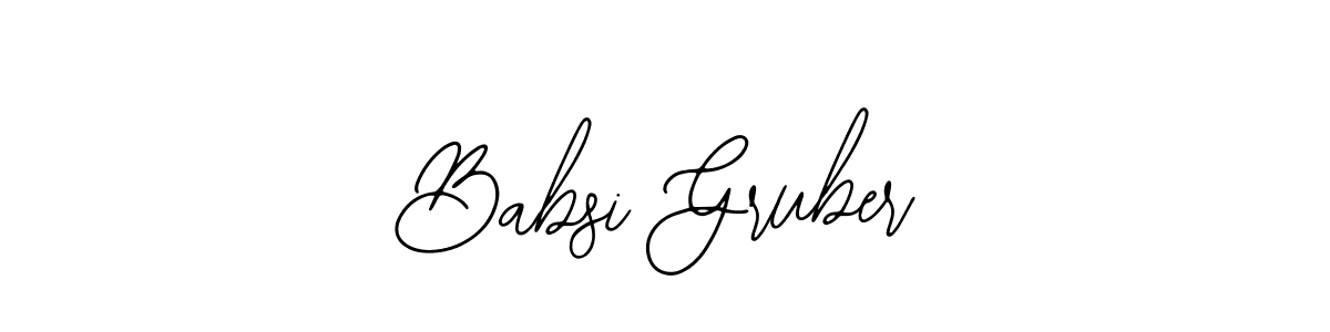 Also You can easily find your signature by using the search form. We will create Babsi Gruber name handwritten signature images for you free of cost using Bearetta-2O07w sign style. Babsi Gruber signature style 12 images and pictures png