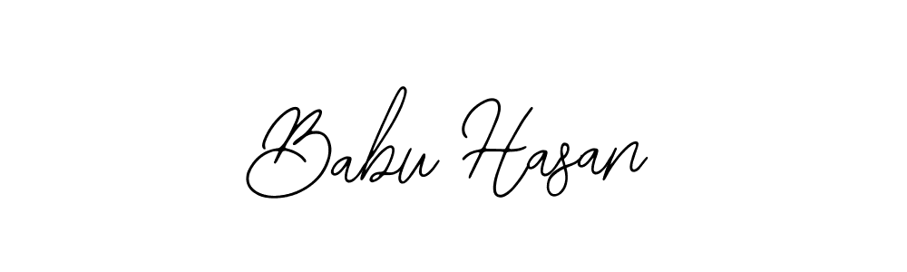 Also we have Babu Hasan name is the best signature style. Create professional handwritten signature collection using Bearetta-2O07w autograph style. Babu Hasan signature style 12 images and pictures png