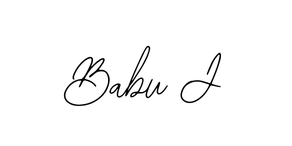 The best way (Bearetta-2O07w) to make a short signature is to pick only two or three words in your name. The name Babu J include a total of six letters. For converting this name. Babu J signature style 12 images and pictures png