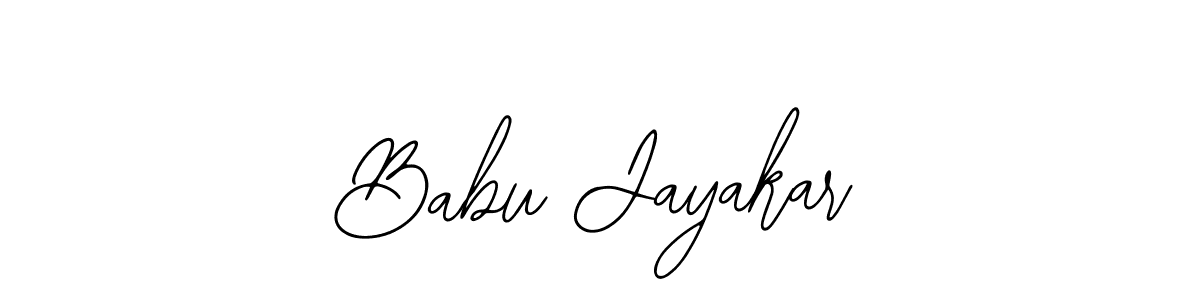You should practise on your own different ways (Bearetta-2O07w) to write your name (Babu Jayakar) in signature. don't let someone else do it for you. Babu Jayakar signature style 12 images and pictures png