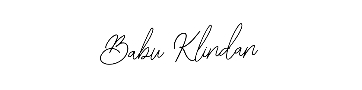 Babu Klindan stylish signature style. Best Handwritten Sign (Bearetta-2O07w) for my name. Handwritten Signature Collection Ideas for my name Babu Klindan. Babu Klindan signature style 12 images and pictures png