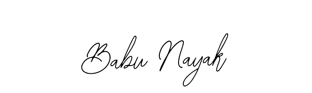 How to make Babu Nayak name signature. Use Bearetta-2O07w style for creating short signs online. This is the latest handwritten sign. Babu Nayak signature style 12 images and pictures png