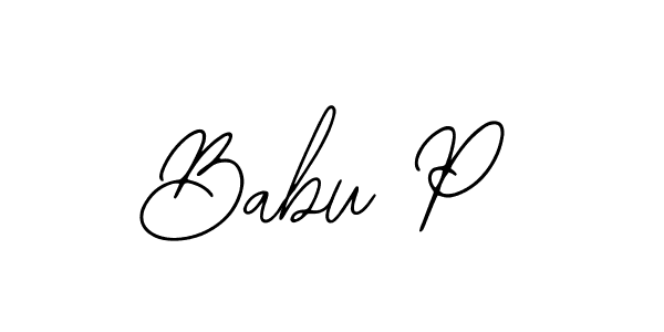 Make a beautiful signature design for name Babu P. With this signature (Bearetta-2O07w) style, you can create a handwritten signature for free. Babu P signature style 12 images and pictures png