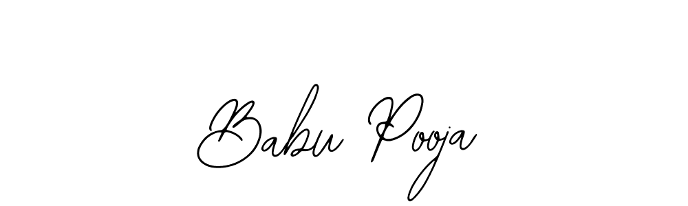 Create a beautiful signature design for name Babu Pooja. With this signature (Bearetta-2O07w) fonts, you can make a handwritten signature for free. Babu Pooja signature style 12 images and pictures png