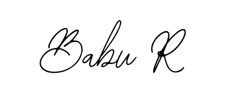 A timeless handwritten aesthetic for Babu R. The Bearetta-2O07w font gives your signature a handcrafted feel with natural curves. Babu R signature style 12 images and pictures png