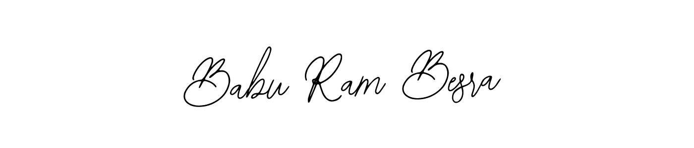 The best way (Bearetta-2O07w) to make a short signature is to pick only two or three words in your name. The name Babu Ram Besra include a total of six letters. For converting this name. Babu Ram Besra signature style 12 images and pictures png