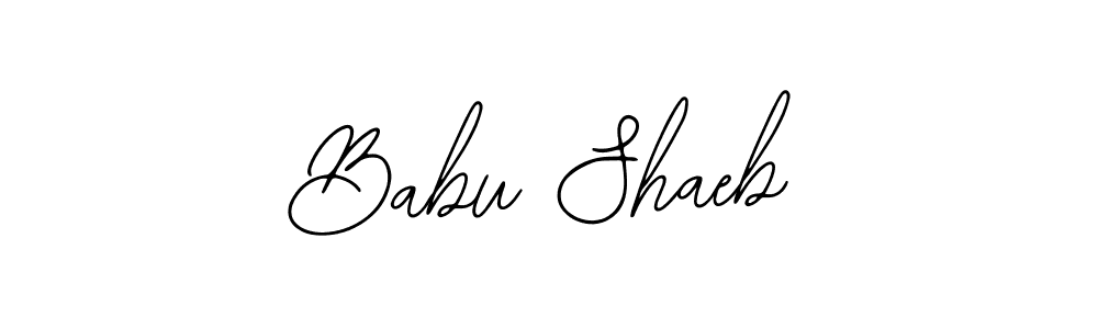 You should practise on your own different ways (Bearetta-2O07w) to write your name (Babu Shaeb) in signature. don't let someone else do it for you. Babu Shaeb signature style 12 images and pictures png