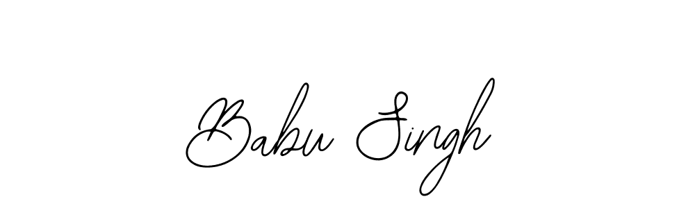 Design your own signature with our free online signature maker. With this signature software, you can create a handwritten (Bearetta-2O07w) signature for name Babu Singh. Babu Singh signature style 12 images and pictures png