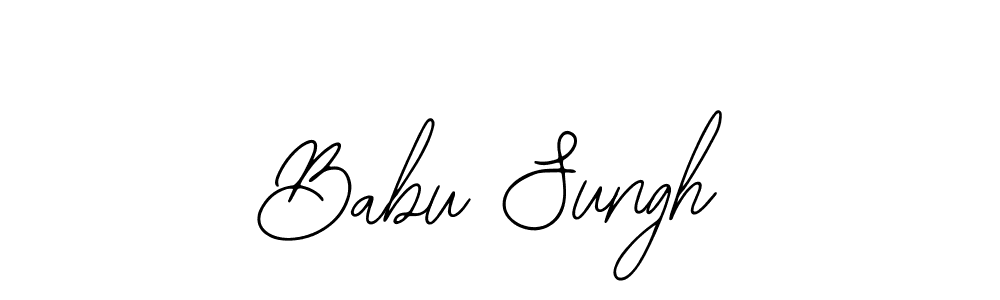 How to Draw Babu Sungh signature style? Bearetta-2O07w is a latest design signature styles for name Babu Sungh. Babu Sungh signature style 12 images and pictures png