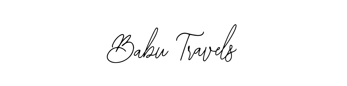 Also we have Babu Travels name is the best signature style. Create professional handwritten signature collection using Bearetta-2O07w autograph style. Babu Travels signature style 12 images and pictures png