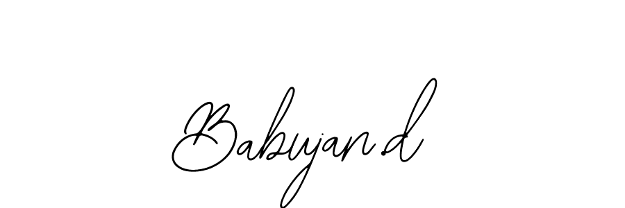 How to make Babujan.d name signature. Use Bearetta-2O07w style for creating short signs online. This is the latest handwritten sign. Babujan.d signature style 12 images and pictures png