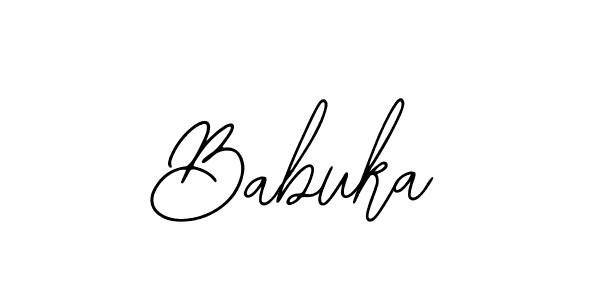 Similarly Bearetta-2O07w is the best handwritten signature design. Signature creator online .You can use it as an online autograph creator for name Babuka. Babuka signature style 12 images and pictures png