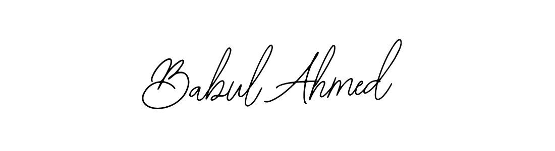 Make a beautiful signature design for name Babul Ahmed. With this signature (Bearetta-2O07w) style, you can create a handwritten signature for free. Babul Ahmed signature style 12 images and pictures png