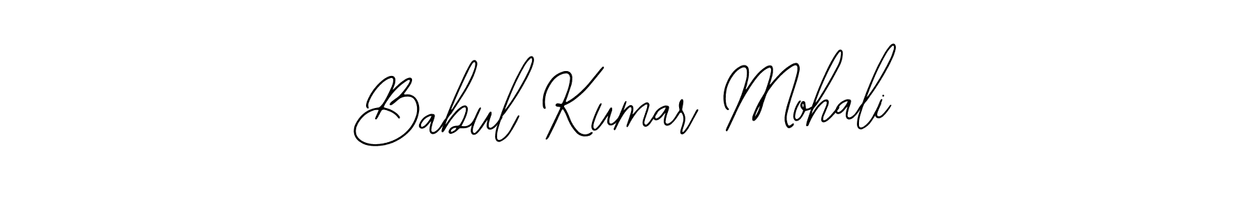 Bearetta-2O07w is a professional signature style that is perfect for those who want to add a touch of class to their signature. It is also a great choice for those who want to make their signature more unique. Get Babul Kumar Mohali name to fancy signature for free. Babul Kumar Mohali signature style 12 images and pictures png