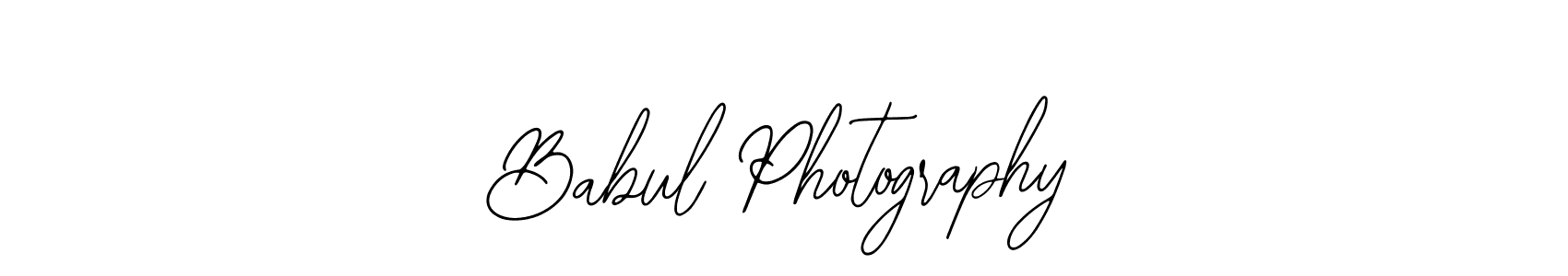 You should practise on your own different ways (Bearetta-2O07w) to write your name (Babul Photography) in signature. don't let someone else do it for you. Babul Photography signature style 12 images and pictures png