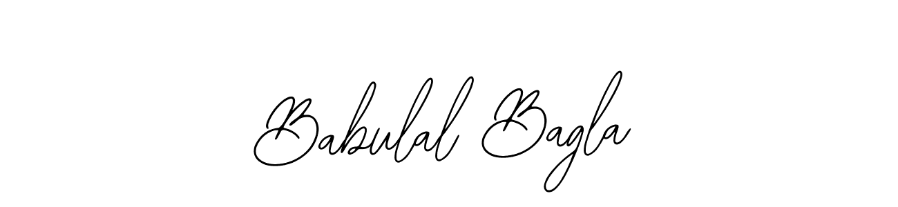 Design your own signature with our free online signature maker. With this signature software, you can create a handwritten (Bearetta-2O07w) signature for name Babulal Bagla. Babulal Bagla signature style 12 images and pictures png