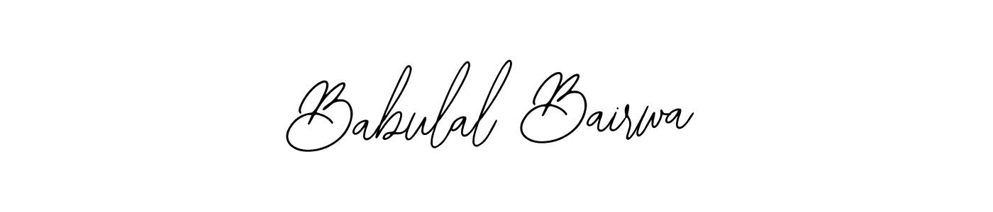 The best way (Bearetta-2O07w) to make a short signature is to pick only two or three words in your name. The name Babulal Bairwa include a total of six letters. For converting this name. Babulal Bairwa signature style 12 images and pictures png