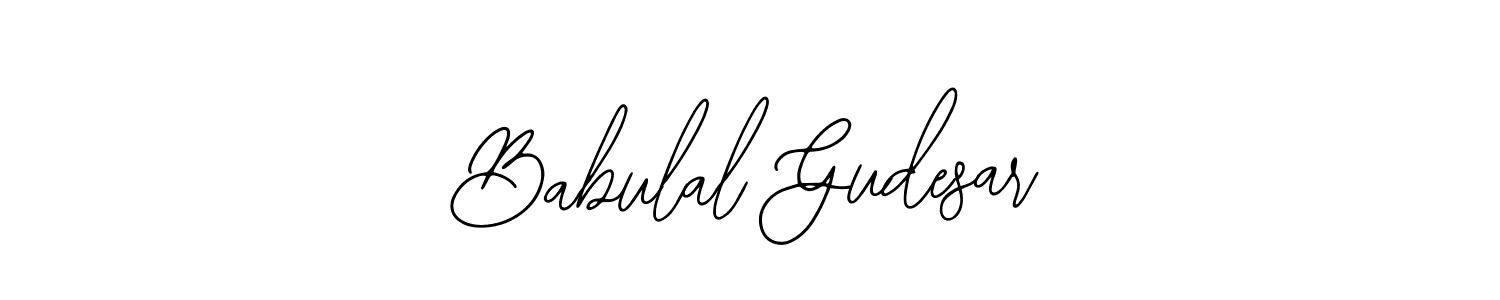 How to Draw Babulal Gudesar signature style? Bearetta-2O07w is a latest design signature styles for name Babulal Gudesar. Babulal Gudesar signature style 12 images and pictures png