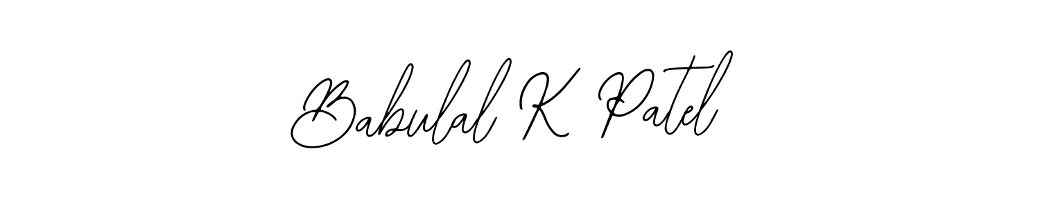 Once you've used our free online signature maker to create your best signature Bearetta-2O07w style, it's time to enjoy all of the benefits that Babulal K Patel name signing documents. Babulal K Patel signature style 12 images and pictures png