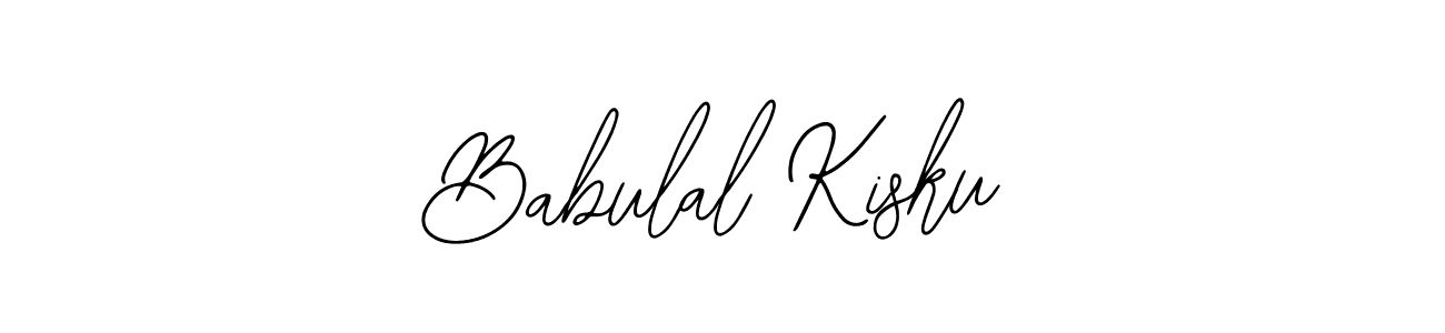 Use a signature maker to create a handwritten signature online. With this signature software, you can design (Bearetta-2O07w) your own signature for name Babulal Kisku. Babulal Kisku signature style 12 images and pictures png