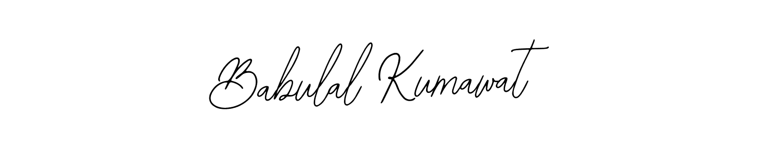 Babulal Kumawat stylish signature style. Best Handwritten Sign (Bearetta-2O07w) for my name. Handwritten Signature Collection Ideas for my name Babulal Kumawat. Babulal Kumawat signature style 12 images and pictures png