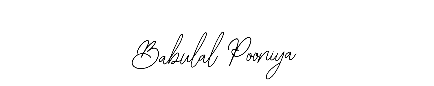 Create a beautiful signature design for name Babulal Pooniya. With this signature (Bearetta-2O07w) fonts, you can make a handwritten signature for free. Babulal Pooniya signature style 12 images and pictures png