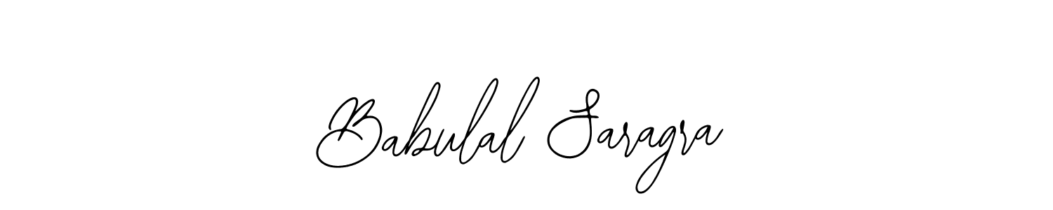 You should practise on your own different ways (Bearetta-2O07w) to write your name (Babulal Saragra) in signature. don't let someone else do it for you. Babulal Saragra signature style 12 images and pictures png