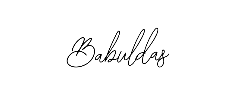 Design your own signature with our free online signature maker. With this signature software, you can create a handwritten (Bearetta-2O07w) signature for name Babuldas. Babuldas signature style 12 images and pictures png