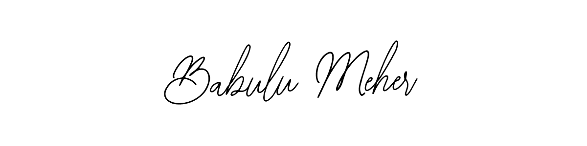 Create a beautiful signature design for name Babulu Meher. With this signature (Bearetta-2O07w) fonts, you can make a handwritten signature for free. Babulu Meher signature style 12 images and pictures png
