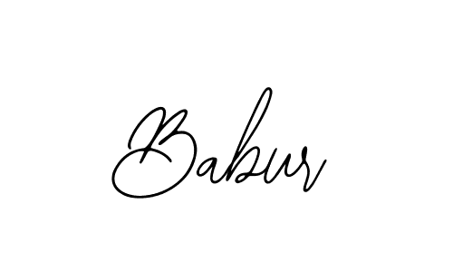 You should practise on your own different ways (Bearetta-2O07w) to write your name (Babur) in signature. don't let someone else do it for you. Babur signature style 12 images and pictures png