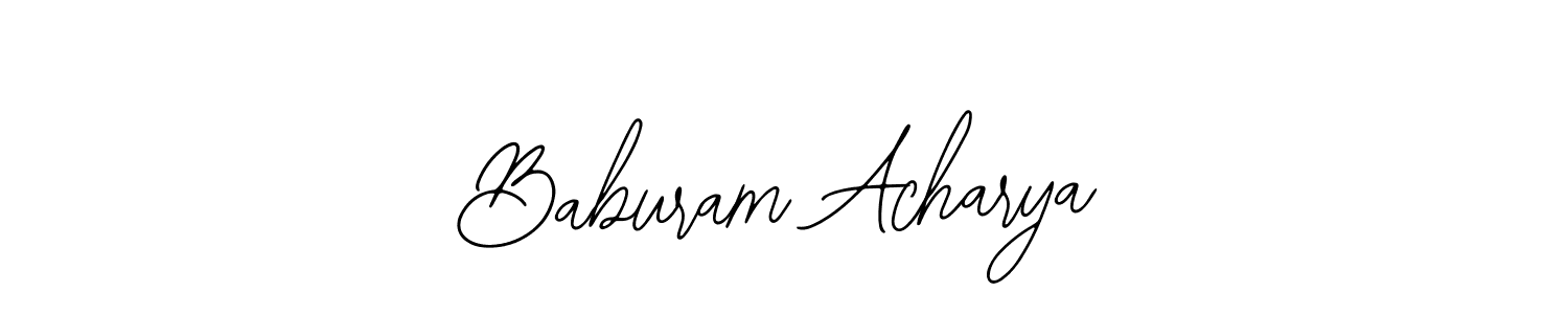 Baburam Acharya stylish signature style. Best Handwritten Sign (Bearetta-2O07w) for my name. Handwritten Signature Collection Ideas for my name Baburam Acharya. Baburam Acharya signature style 12 images and pictures png