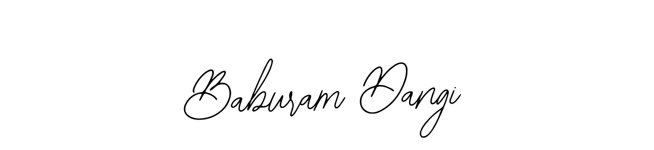 Similarly Bearetta-2O07w is the best handwritten signature design. Signature creator online .You can use it as an online autograph creator for name Baburam Dangi. Baburam Dangi signature style 12 images and pictures png