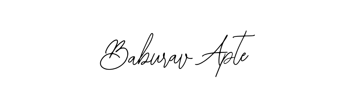 This is the best signature style for the Baburav Apte name. Also you like these signature font (Bearetta-2O07w). Mix name signature. Baburav Apte signature style 12 images and pictures png